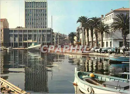 Cartes postales moderne Lumiere et Beaute de La Cote d'Azur La Seyne Le port La Mairie