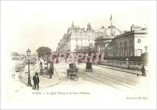 Cartes postales moderne Carte postal ancienne reproduite et extraite du livre Souvenir de la gare d'Orsay par Jean Jenge