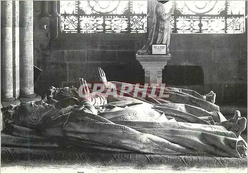 Cartes postales moderne L'Abbaye de Saint Denis Tombeaux de Henri II et de Catherine de Medicis