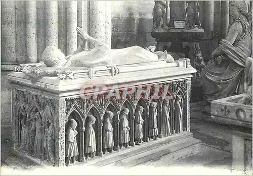 Cartes postales moderne L'Abbaye de Saint Denis Tombeau de Louis de France fils de Saint Louis (1260)