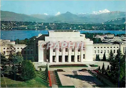 Cartes postales moderne Geneve Palais des Nations Batiment des Assemblees Entree des Delegues