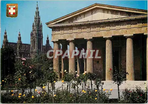 Cartes postales moderne Vienne Le Temple avec l'Hotel de Ville