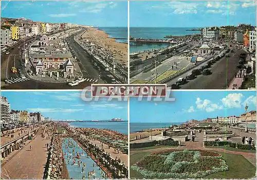 Cartes postales moderne Brighton Aquarium Marine Parade sea Front Looking East