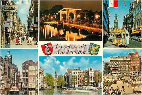 Moderne Karte Amsterdam Holland