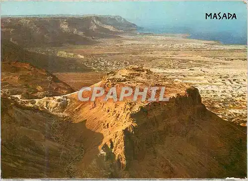 Cartes postales moderne Masada vue vers la Mer Morte