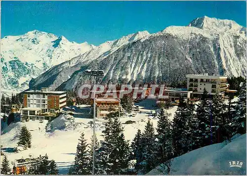 Moderne Karte Courchevel (Savoie) La Station Bellecote et la Vanoise