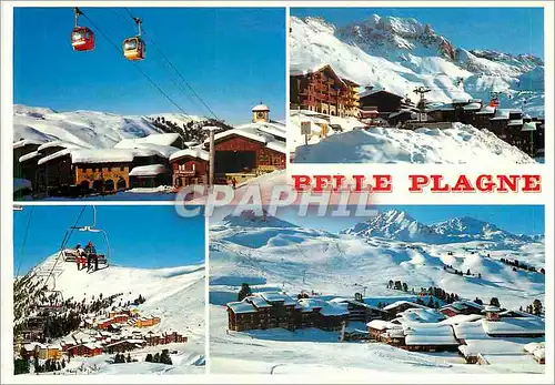 Moderne Karte Belle Plagne Savoie