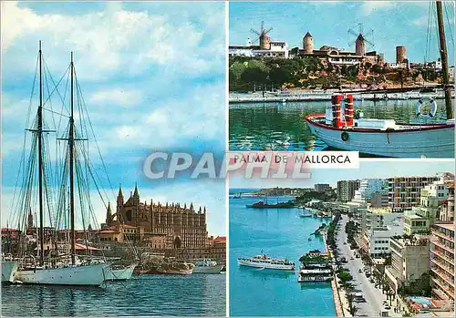 Moderne Karte Mallorca Palma Bellezas de la Citidad Beautes de la ville