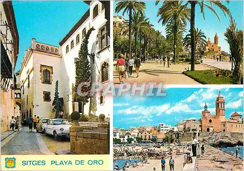 Cartes postales moderne Sitges Plage d'Or