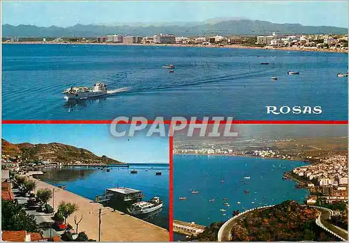 Cartes postales moderne Rosas (Costa Brava) Centre touristique de surprenate attraction et beaute