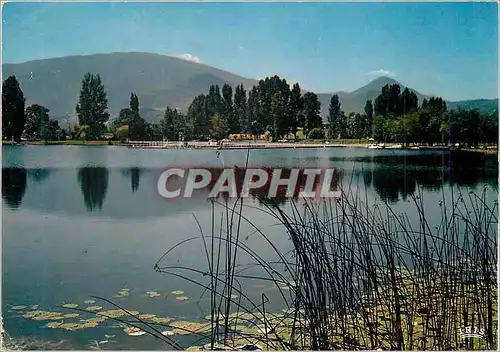Cartes postales moderne Le Comminges (Haute Garonne) Barbazan Thermal Le Lac et la piscine