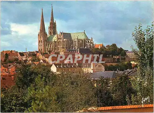 Cartes postales moderne Chartres (Eure et Loir) La Cathedrale Vue generale