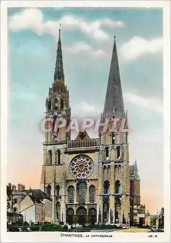 Moderne Karte Chartres La Cathedrale