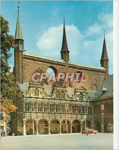 Cartes postales moderne Hansestadt Lubeck Rathaus