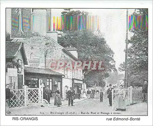 REPRO Ris Orangis Rue du Pont et Passage a niveau Train