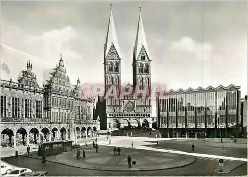 Moderne Karte Bremen Rathous Dom Haus der Burgerschaft