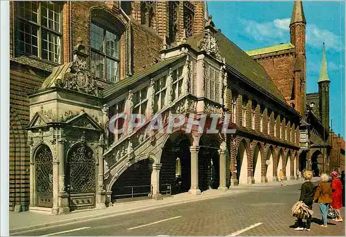 Cartes postales moderne Hansestadt Lubeck Rathaustreppe