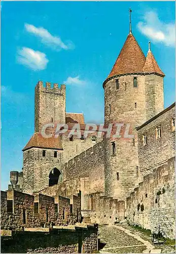 Moderne Karte Carcassonne (Aude) Le Chateau Comtal