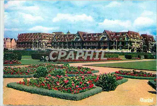 Moderne Karte Deauville Les Jardins le Normandy