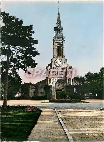 Moderne Karte Deauville (Calvados) La Plage Fleurie L'eglise