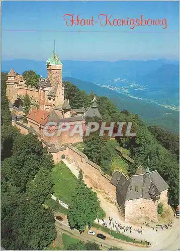 Moderne Karte Chateau du Haut Koenigsbourg