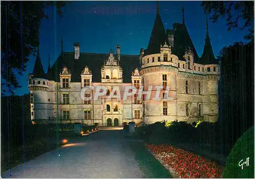 Cartes postales moderne Azay Le Rideau (Indre et Loire) Chateau construit par Gilles Berthelot son epouse Philippe Lesba