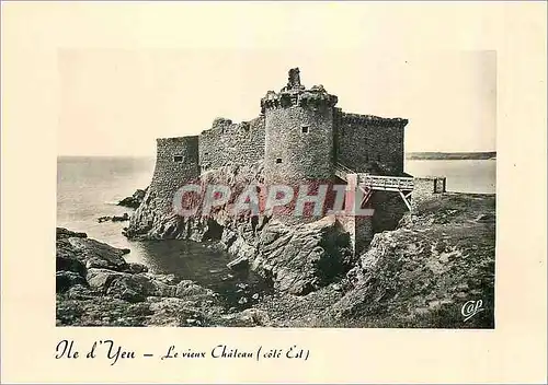 Cartes postales moderne Ile d'Yeu Le vieux Chateau (Cote Est)