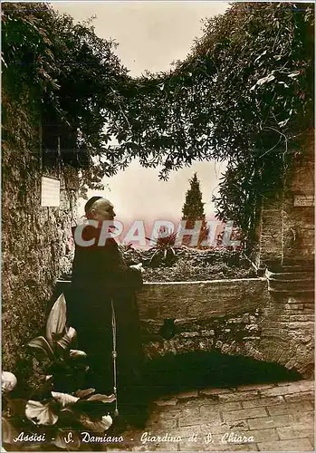 Cartes postales moderne Assisi Saint Damien Jardin de Sainte Claire