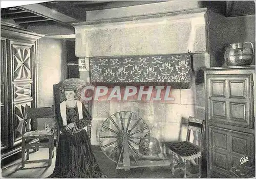 Cartes postales moderne Le Mont St Michel Interieur du Logis Tiphaine Rouet