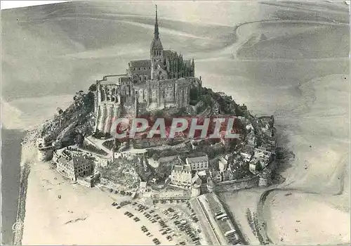 Cartes postales moderne Le Mont St Michel Vue aerienne (eliche Robert Durandaud)