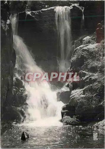 Moderne Karte Environs de Chatelguyon La Cascade de l'Embene aux Gorges d'Enval Le bout du monde