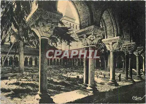 Cartes postales moderne Moissac (T et G) Abbaye Les Cloitres et le jardin (XIIe et XIIIe s)
