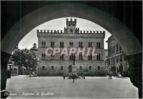 Cartes postales moderne Chiavari Palarro di Giustiria Palais de justice