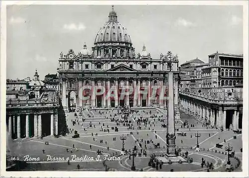 Cartes postales moderne Roma Piarra e Basilica S Pietro