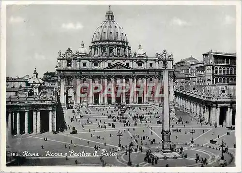 Moderne Karte Roma Piarra e Basilica S Pietro