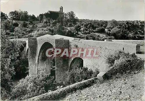 Cartes postales moderne Le Languedoc Vallee de l'Herault La chapelle Romane de Saint Etienne d'Issenssac et le pont du X