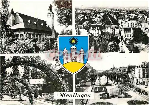 Cartes postales moderne Montlucon Le Vieux Chateau Vue Generale Parc Carnot Avenu Marx Dormaoy