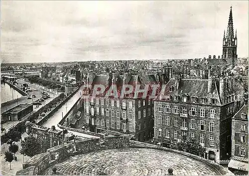 Cartes postales moderne Saint Malo (IIIe et Vilaine) La promenade des remparts