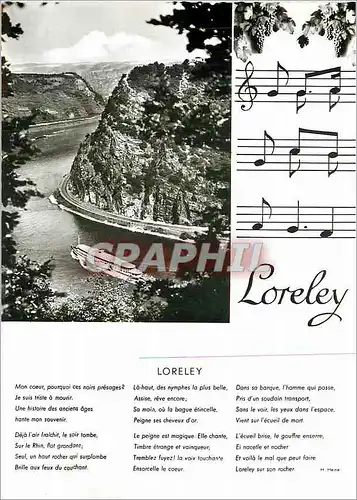 Cartes postales moderne Loreley