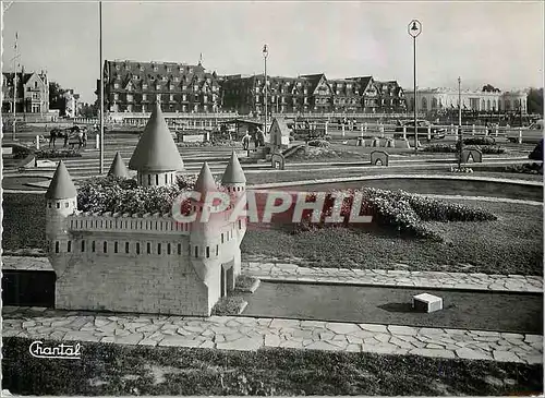 Moderne Karte Deauville (Calvados) Casino et Normandy Golf miniature Chantal