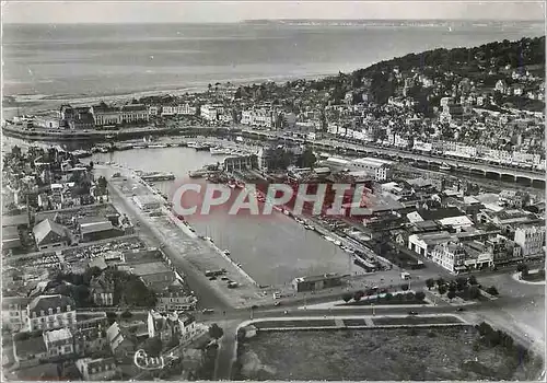 Cartes postales moderne Trouville Deauville (Calvados) Vue aerienne Le Port
