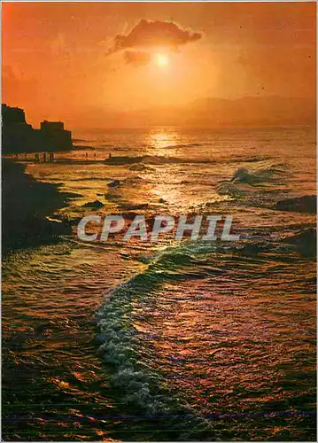Cartes postales moderne Coucher du Soleil en Mediterranee