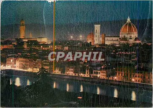 Cartes postales moderne Firenze Panorama nocturne