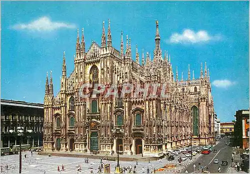 Moderne Karte Milano Il Duomo