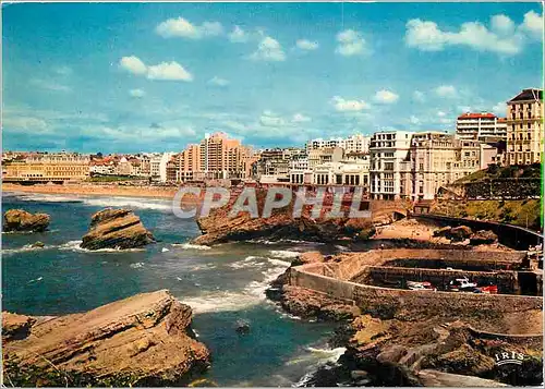 Cartes postales Biarritz Le port des Pecheurs et les Casinos