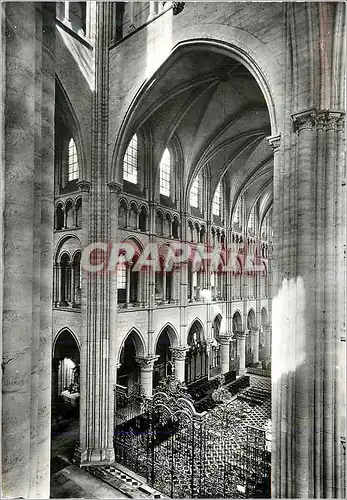 Ansichtskarte AK Laon (Aisne) Cathedrale Notre Dame (1160 1230 environ) Le Choeur vu de la Tribune du Transept