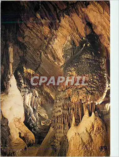 Ansichtskarte AK Grotte d'Osselle Besancon (Doubs) Colonnes de la Reine Astrid