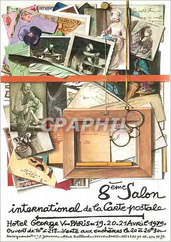 Cartes postales Publicite 8eme Salon de la carte postale Hotel George V Paris