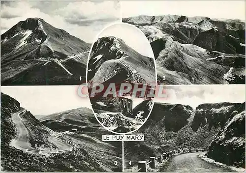 Cartes postales moderne Le Puy Mary Le grand Tournant Le Cantal Rouristique par Michel
