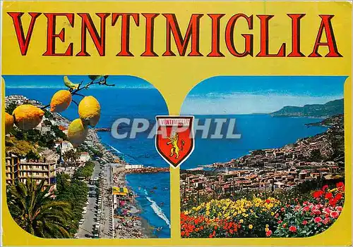 Moderne Karte Ventimiglia